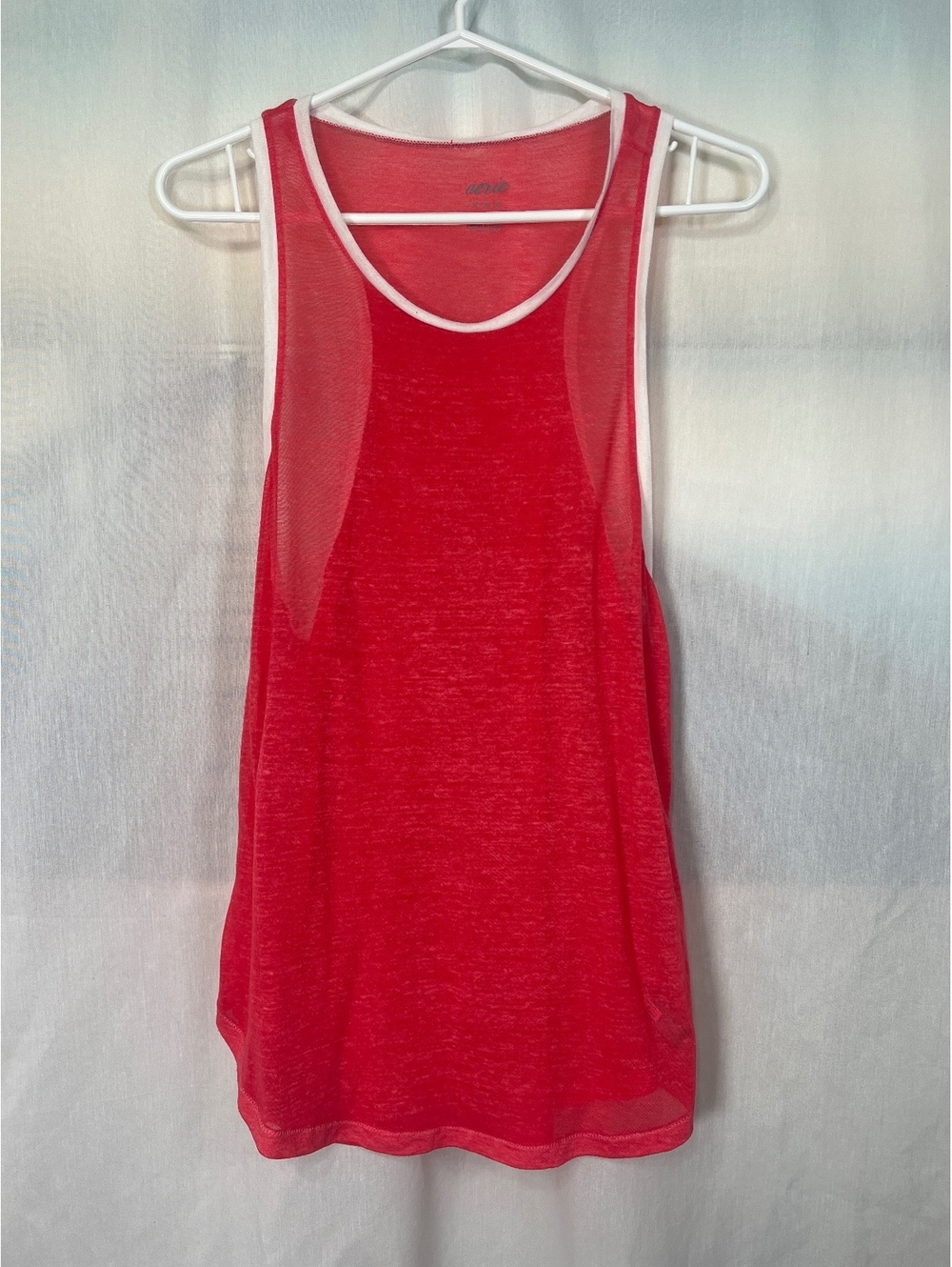 Aerie Athletic Semi Sheer Tank Top Workout Yoga Top Women's Medium